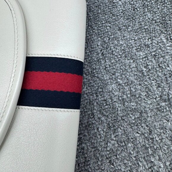 Gucci Rajah White Leather Shoulder Bag lux374-110425 - Picture 12 of 16